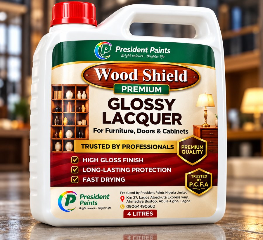 Wood Shield Premium glossy lacquer